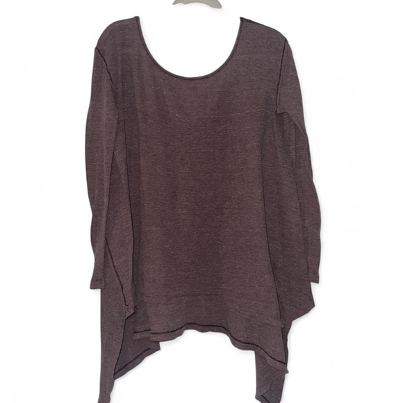 We The Free Tops - Free People We the Free The Incredible Tee Oversized Tunic Large Purple Thermal